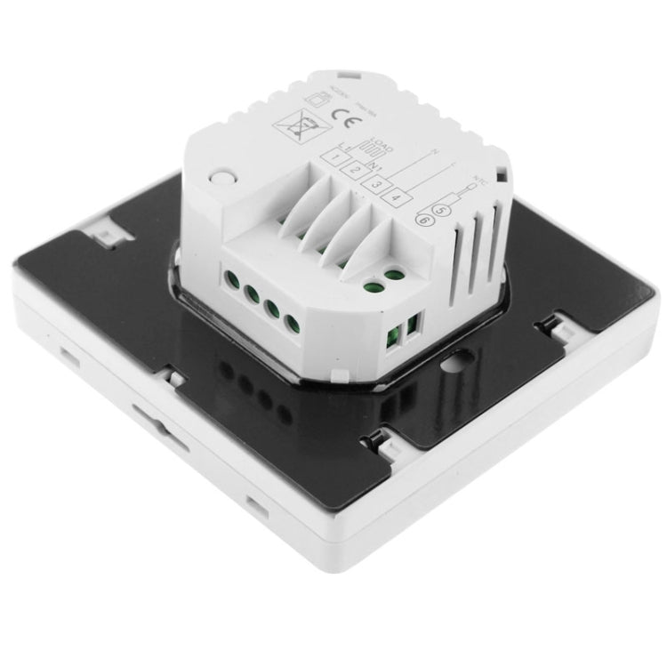 Floor Heating / Water Heating System LCD Display Programmable Room Thermostat(White)