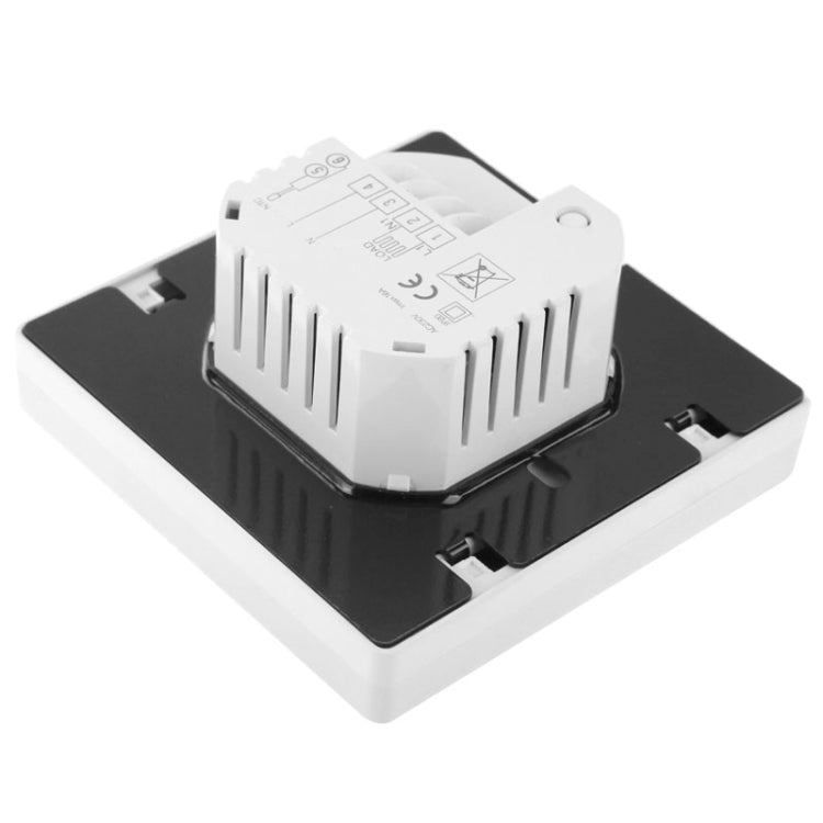 Floor Heating / Water Heating System LCD Display Programmable Room Thermostat(White)