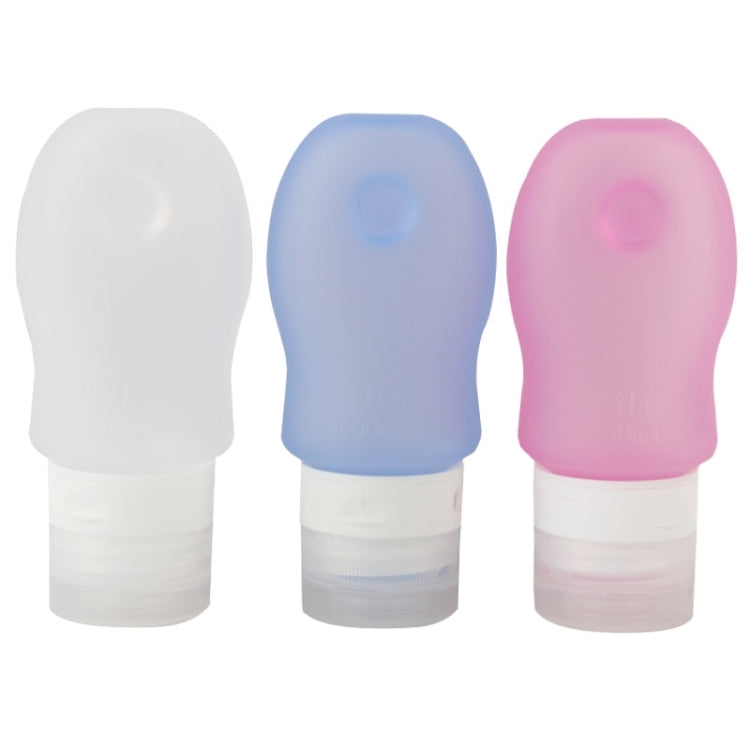 3 PCS 37ml Silicone Cosmetic Points Bottling Lotion Shampoo Bath Shower Gel Tube Container Travel Packing Bottle