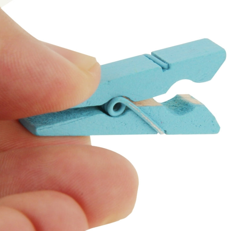 16 PCS 3.5mm Simple Style Wooden Clips Pins for Picture Photo Displaying