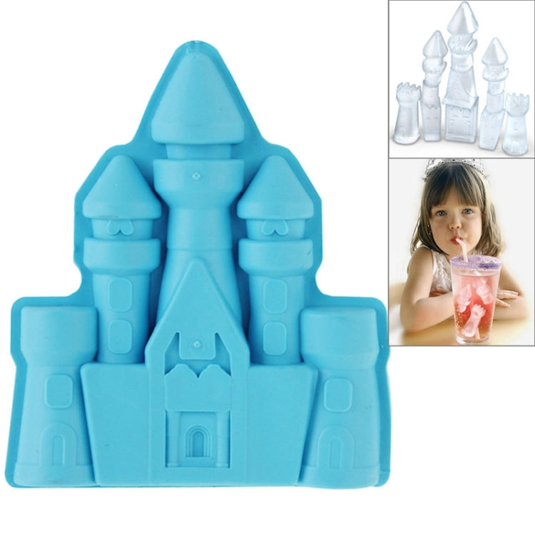 Palace Shape TPE Ice Cube Tray Castle Ice Mold (Random Color Delivery)