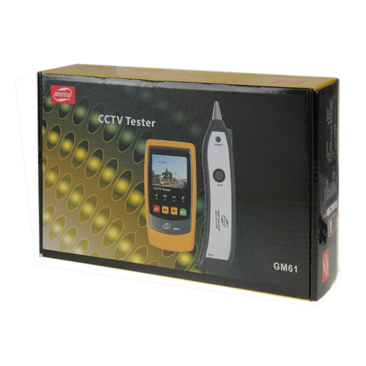 BENETECH GM61 2.0 inch TFT LCD Handheld PAL / NTSC Identifying Wire Tracker CCTV Tester