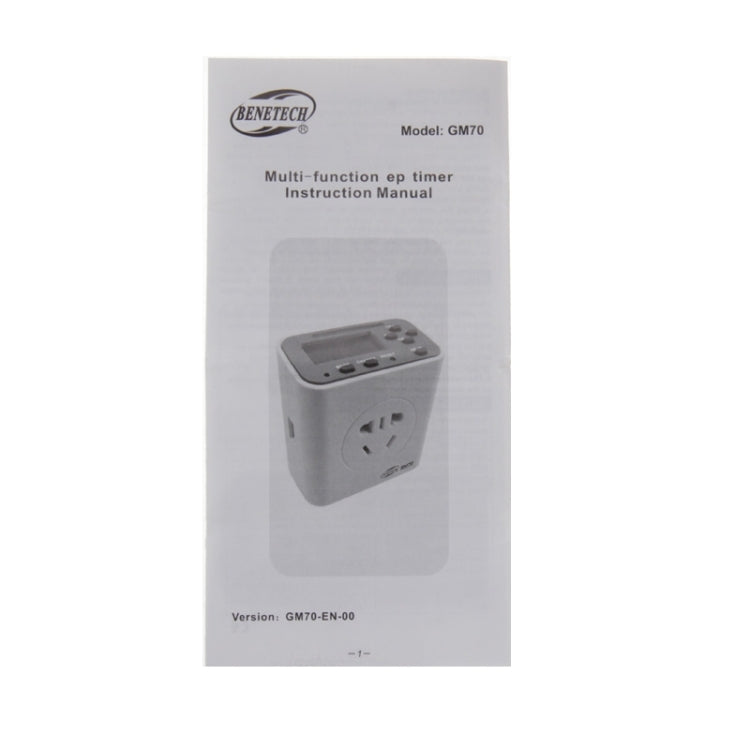 BENETECH GM70 1.5 inch Multi-function EP Timer