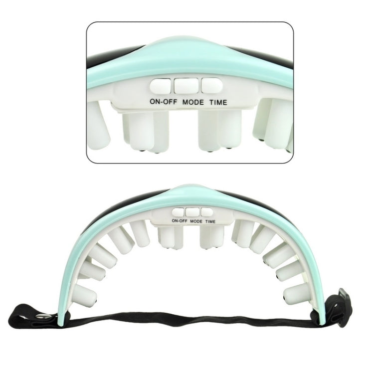 TS-0816 Fashion Eye Care Health Electric Alleviate Fatigue Massager, Support USB Cable or Battery Charge(Green)