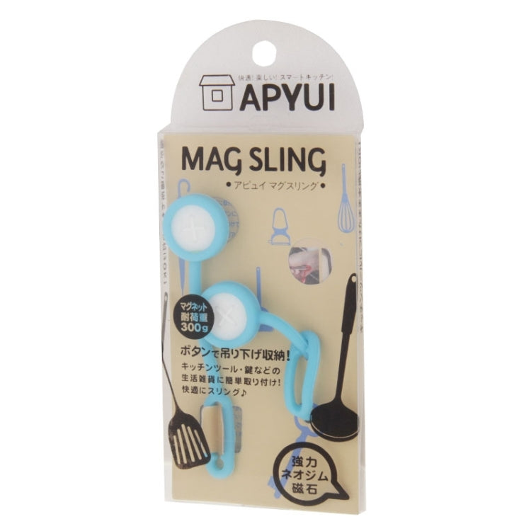 2 PCS Creative Button Magnet Silicone Hook, Random Color Delivery