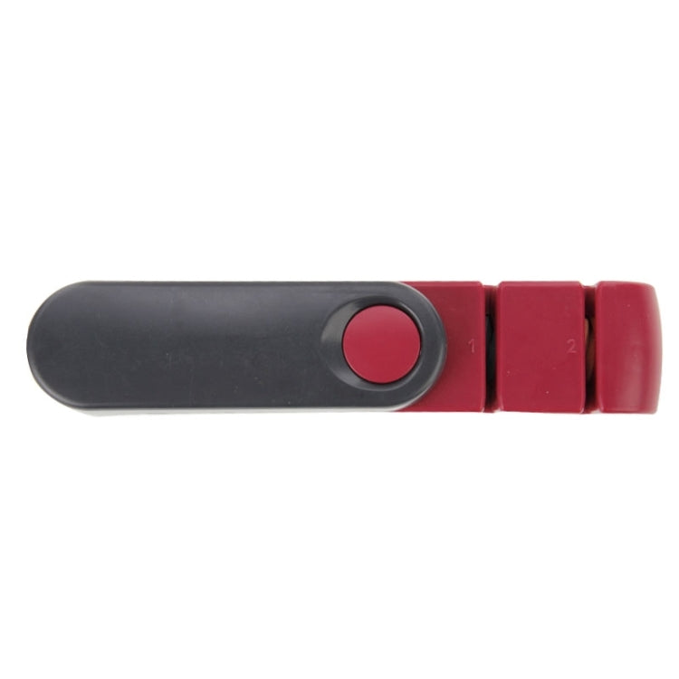 Rotatable 2 Stage Storage Knife Sharpener (Black+Red)