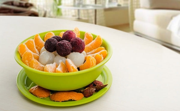 Fashion Fruit Bowl with Cover(Green)