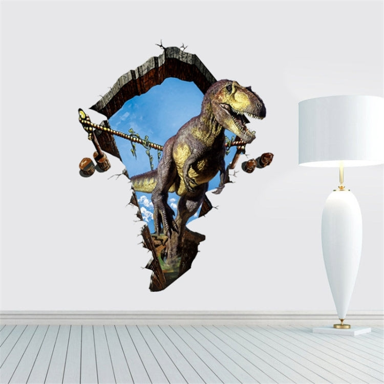 3D Home Decor Dinosaur Removable Wall Stickers, Size: 60cm x 90cm