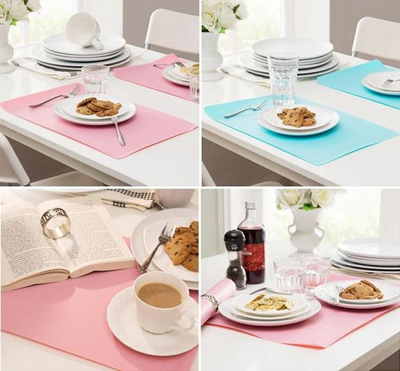 40x30cm Anti-skidding Silicone Heat Insulation Mat for Food Dish / Beverage / Oven / Kid Table