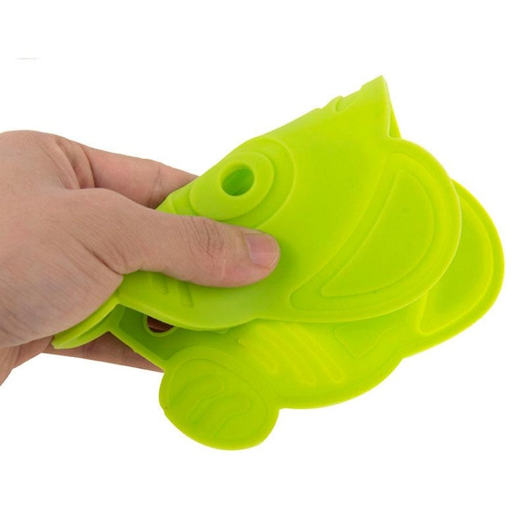 Little Tiger Head Pattern Heat-resistant Anti-skidding Silicone Heat Insulation Mat