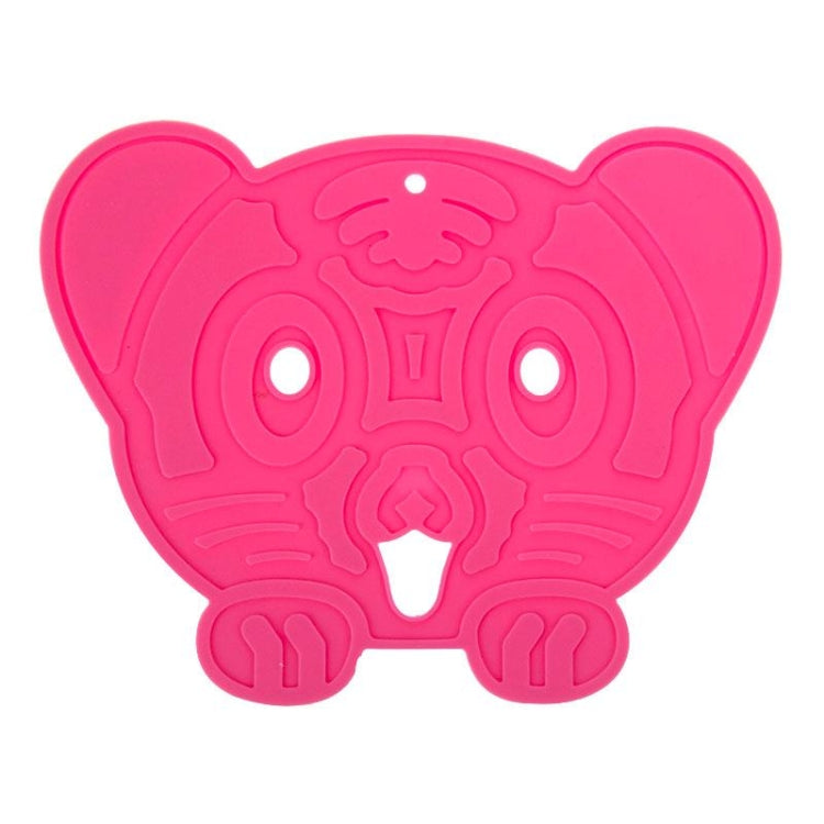 Little Tiger Head Pattern Heat-resistant Anti-skidding Silicone Heat Insulation Mat