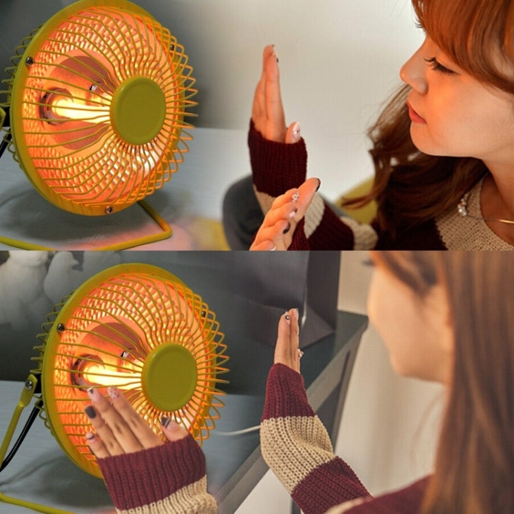 4.0 inch Winter Warm Portable Mini Electric Hand Feet Heater Quartz Tube Warmer, Random Color Delivery