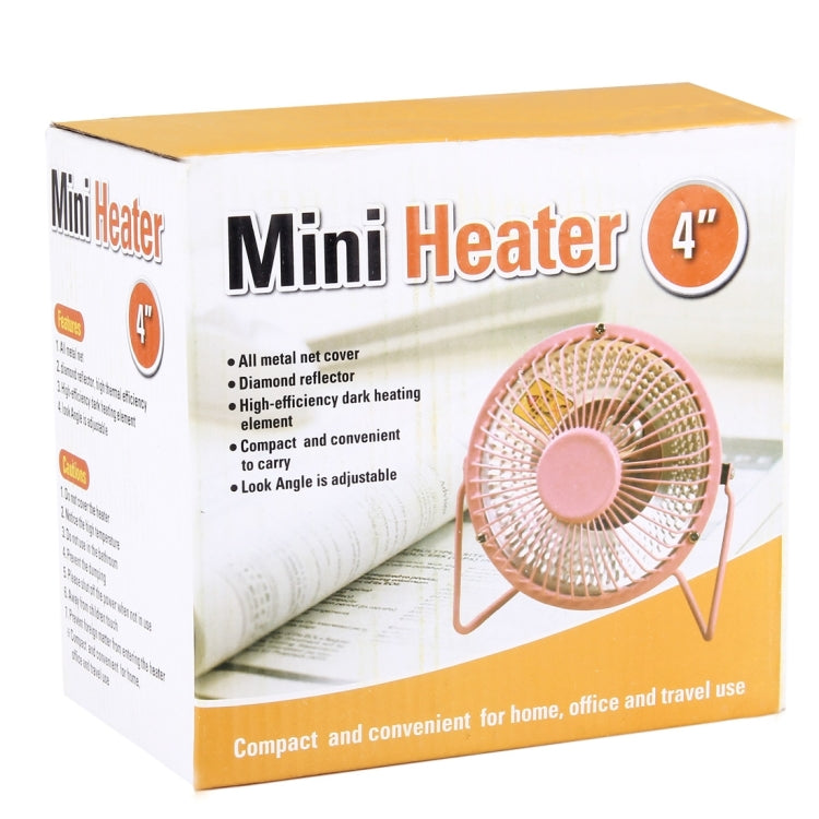 4.0 inch Winter Warm Portable Mini Electric Hand Feet Heater Quartz Tube Warmer, Random Color Delivery