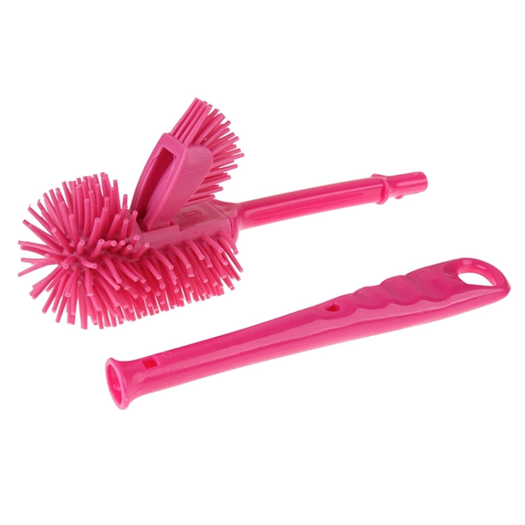 Multi-function Two Sides Brushes Plastic PP and TPR Toilet Brush with Holder