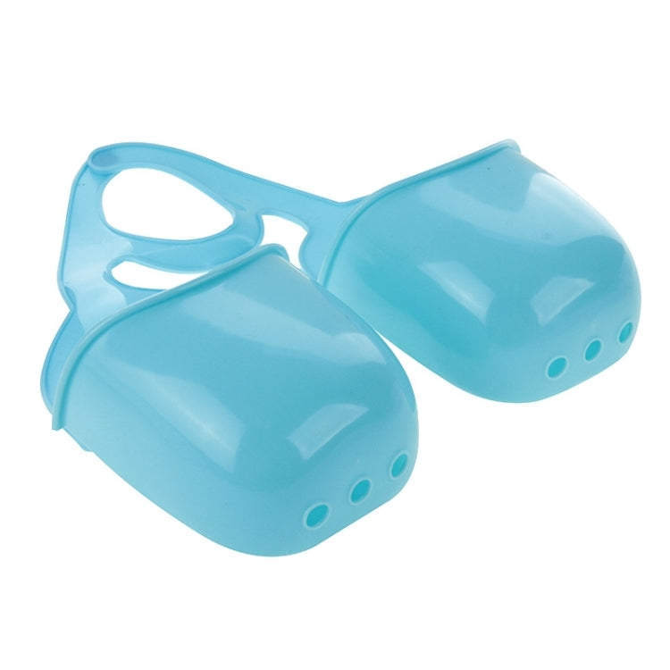 Ceative Double Bags Kitchen Sink Drain Basket Storage Shelf Bathroom Storage Hanging Baskets(Blue)