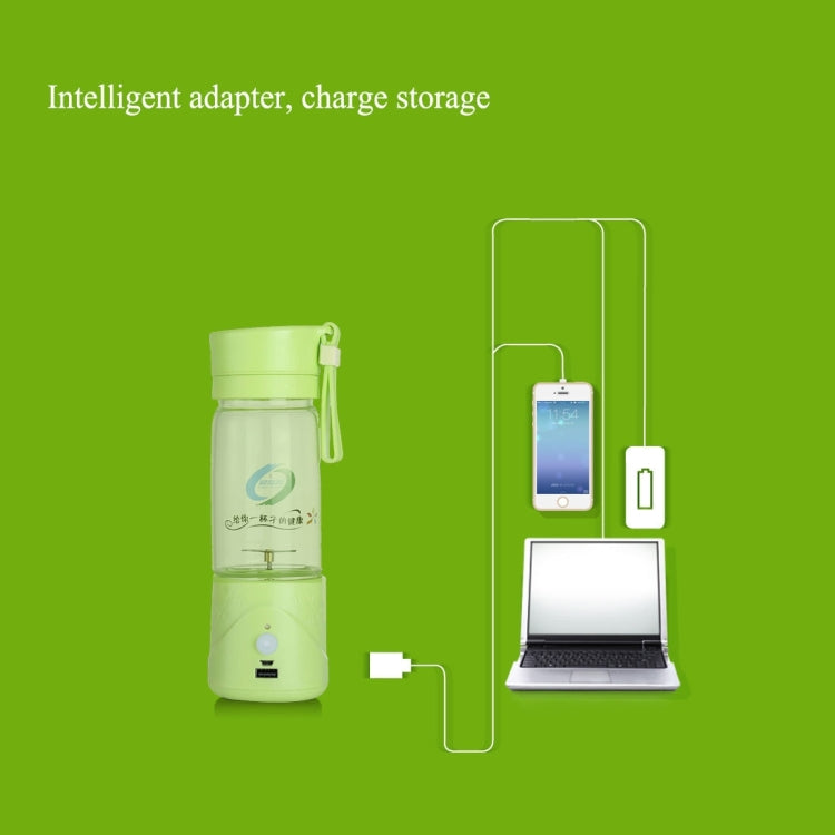 Creative Mini Convenient Portable Power Rechargeable Electric Stirring Juice Cup(Yellow)