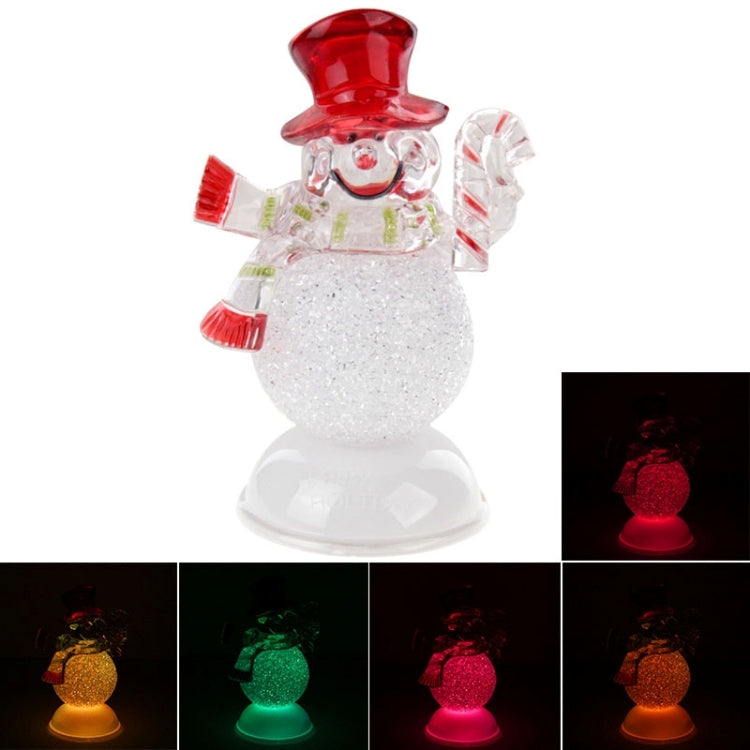 Christmas Decoration Snowman Colorful Flash LED Light