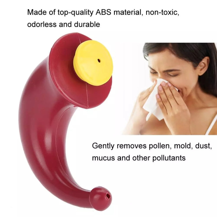 Rhino Neti Pot Natural Nasal Sinuses Cleanser(Red)