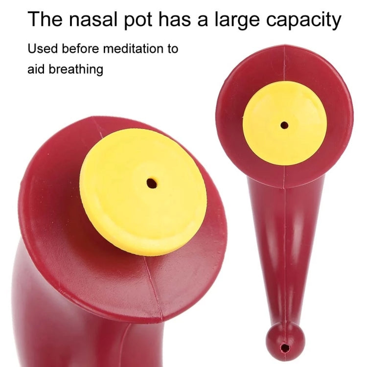 Rhino Neti Pot Natural Nasal Sinuses Cleanser(Red)