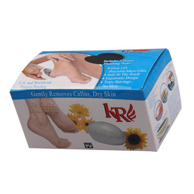 Egg-shape Foot Massage and Cleaner(White)