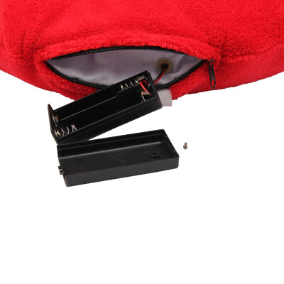 U Shape Neck Massager Pillow with Comfort Fabric(Red)