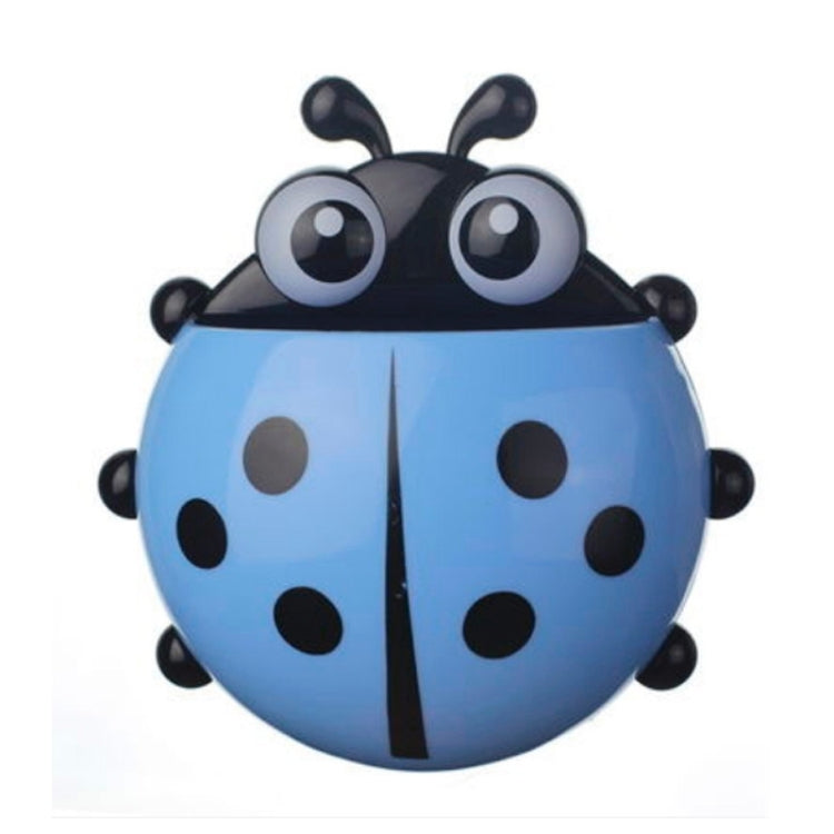 Cute Cartoon Ladybird Toothbrush Holder with Suction Cups, Random Color Delivery