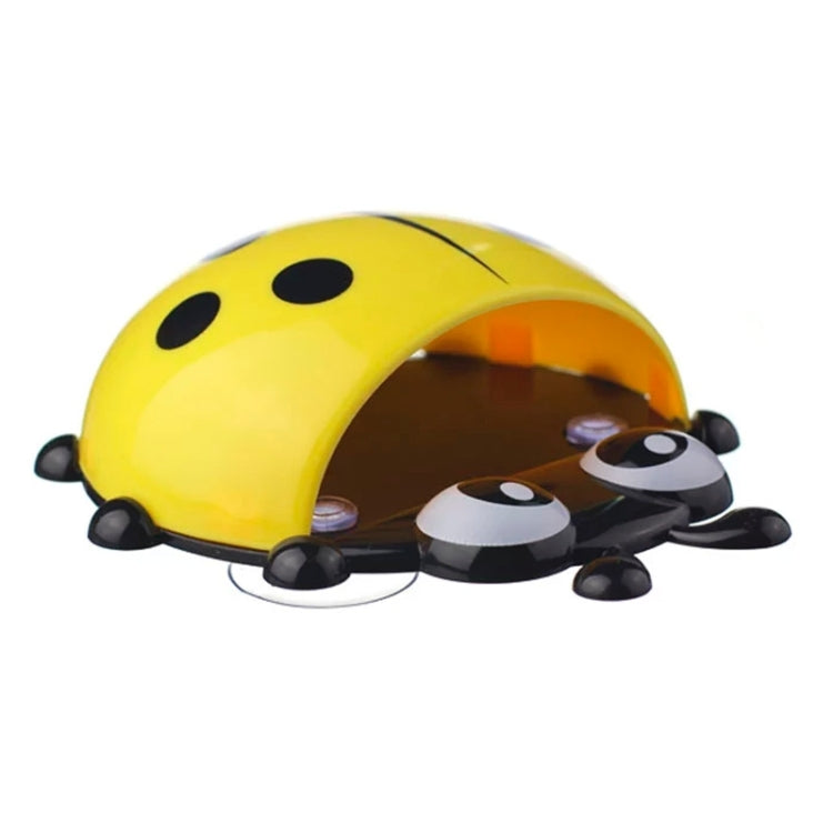Cute Cartoon Ladybird Toothbrush Holder with Suction Cups, Random Color Delivery