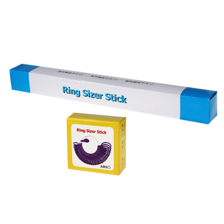 4 Scale Measuring Stick EUR / US / JAPAN / HK Ring Gauge Plastic Finger Sizer Tool Measure