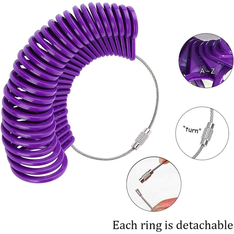 4 Scale Measuring Stick EUR / US / JAPAN / HK Ring Gauge Plastic Finger Sizer Tool Measure