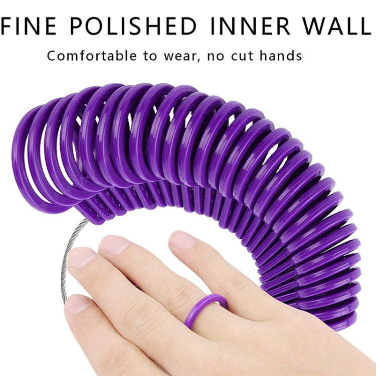 4 Scale Measuring Stick EUR / US / JAPAN / HK Ring Gauge Plastic Finger Sizer Tool Measure