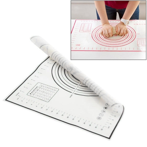 Large Soft Platinum Silicone Kneading Dough Mat Glass Fiber Reinforced Nonstick Rolling Mats Pasta Tools