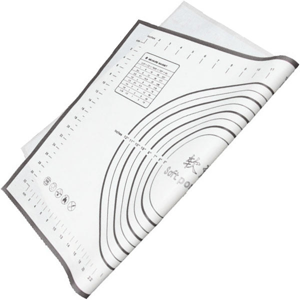 Large Soft Platinum Silicone Kneading Dough Mat Glass Fiber Reinforced Nonstick Rolling Mats Pasta Tools