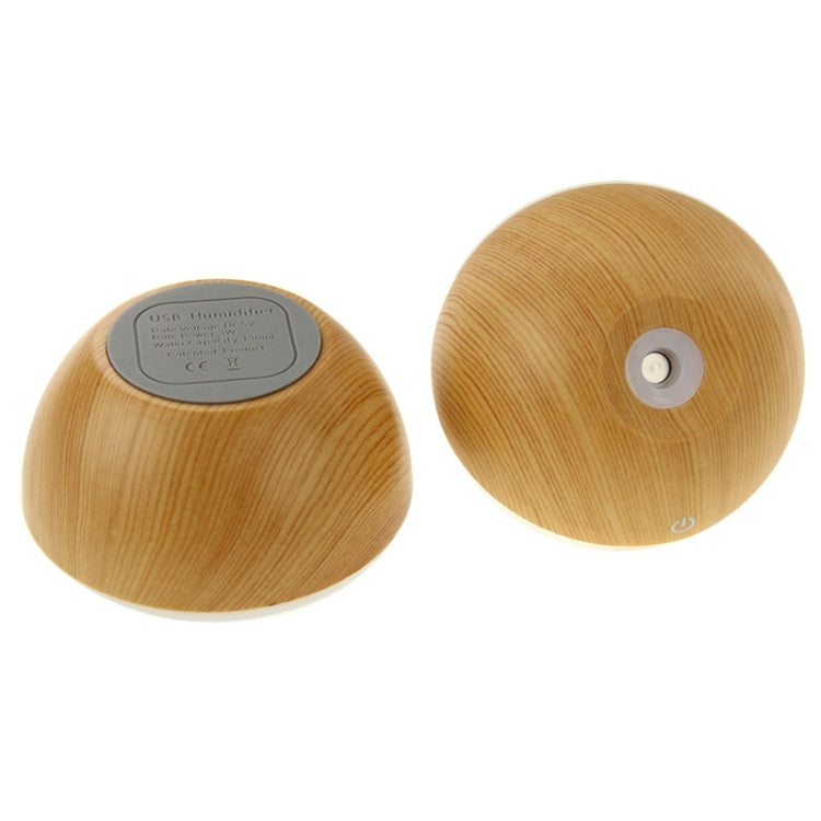 LM-X2 USB Rechargeable Wood Texture 3W Ultrasonic Aroma Air Humidifier