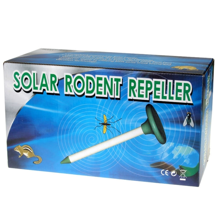 RC-501 Solar Power Ultrasonic Rodent Mole Mouse Rat Pest Gopher Rodent Repeller