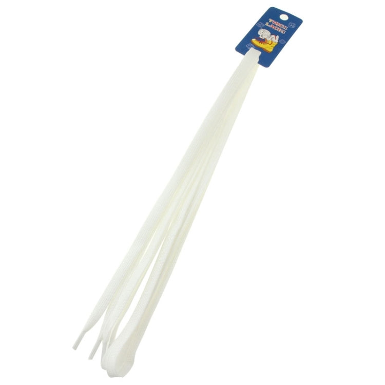 2 PCS Fashion Sports Fluorescent Color Flat Shoelaces