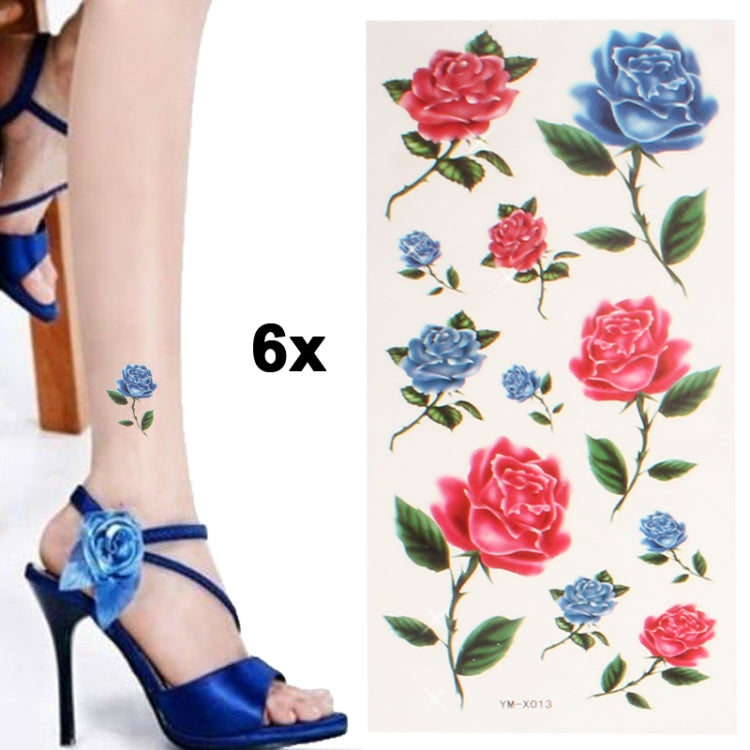 Beautiful Temporary Tattoo Stick, 6pcs in one packaging, the price is for 6pcs (Random Delivery)