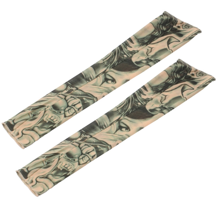 Fake Temporary Tattoo Sleeves Stretchy Body Artwork Arm Stockings