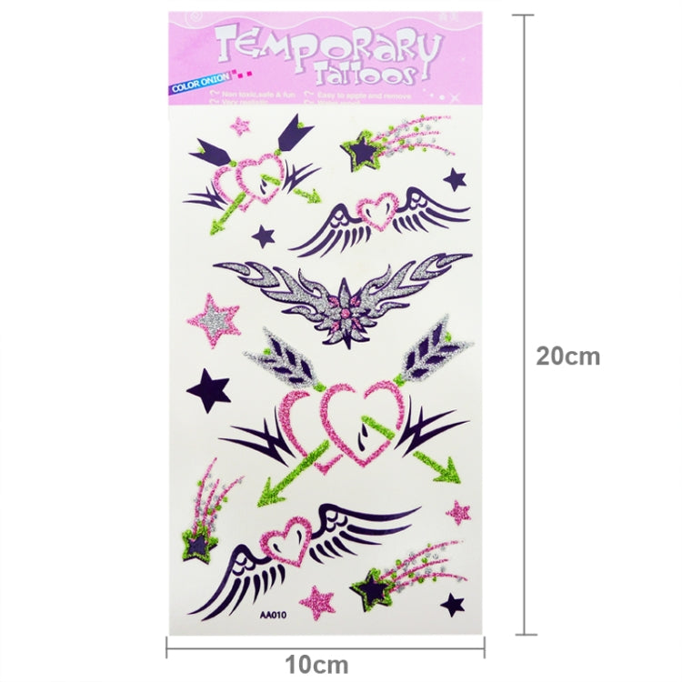 Beautiful Wings Pattern Waterproof Temporary Tattoo Stick (AA010)
