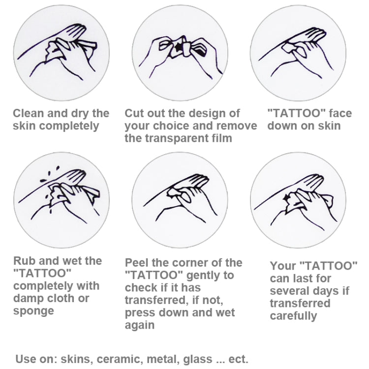 Beautiful Angel Pattern Waterproof Temporary Tattoo Stick (YM-X081)