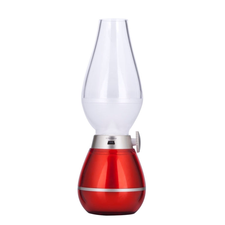 Retro USB Rechargeable Classic Blow LED Lamp, Blowing Control Kerosene Candle Lamp