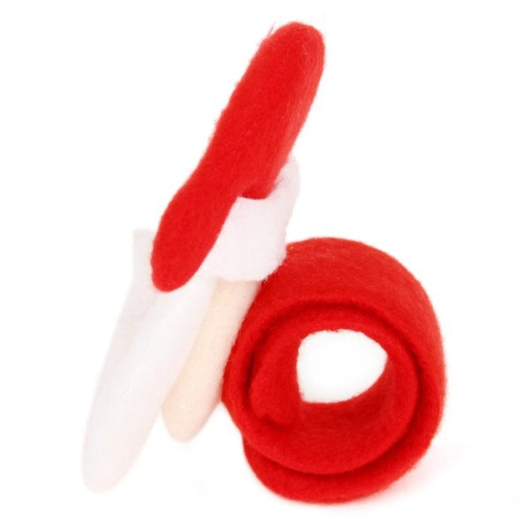 4 PCS Snowman Style Merry Christmas Slap Pat Circle Wristband, Random Delivery