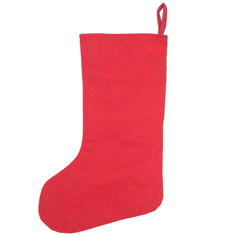Santa Pattern Christmas Decoration Party Long Sock Gifts Bag, Size: 44cm x 26cm