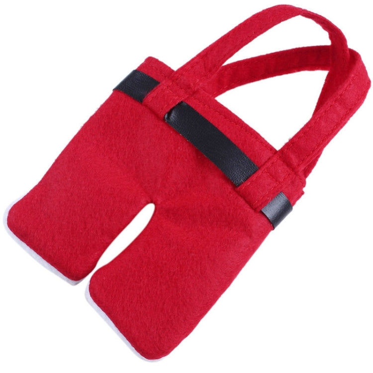 2 PCS Clothes Style Christmas Decoration Party Dinner Table Silverware Holders Pockets Diet Tools Decor Bag