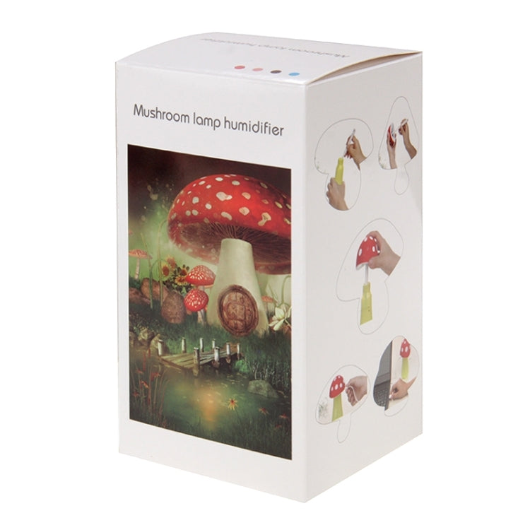 5V 2W USB Mushroom Diffuser Air Purifier Humidifier with LED Light for Office / Car / Home