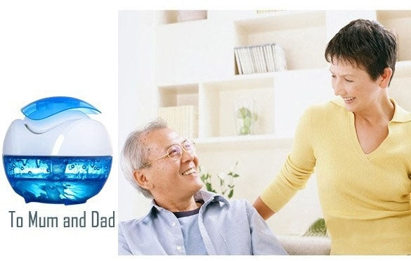 5V 1W Mini USB Aroma Diffuser Air Purifier Humidifier with LED Light for Office / Home Room(Blue)