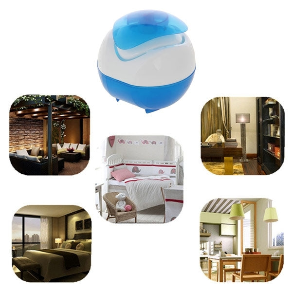 5V 1W Mini USB Aroma Diffuser Air Purifier Humidifier with LED Light for Office / Home Room(Blue)