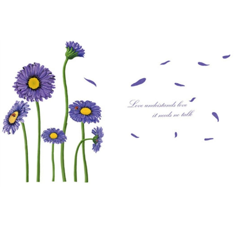 Daisy Pattern Lovely Children Room Decorative Wall Stickers, Size: 60cm x 90cm