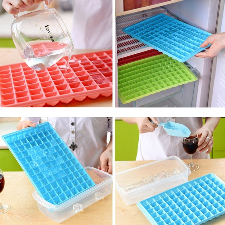 Diamond Shape 96-Grid Ice Cube Tray, Random Color Delivery