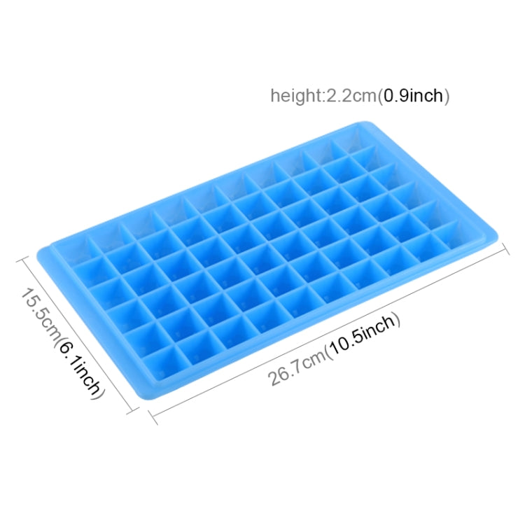 Diamond Shape 60-Grid Ice Cube Tray, Random Color Delivery