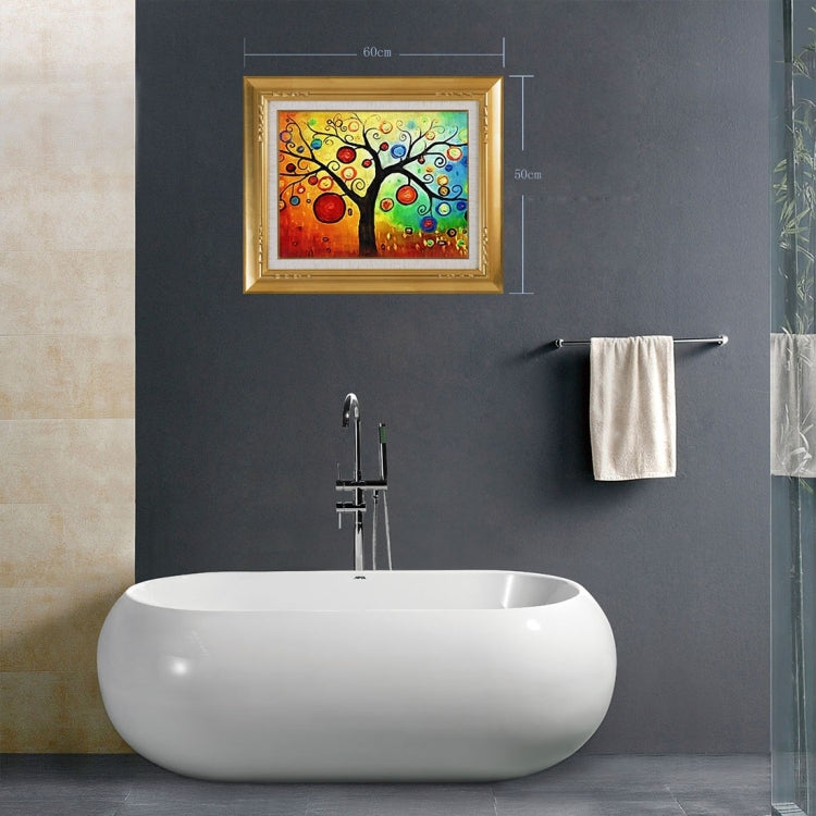 3D Cartoon Tree View Removable Bathroom Wall Art Sticker, Size: 50 x 60 x 0.3 cm